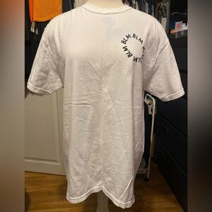 NWT, PHENOMINAL Men’s Size L White BLM Men's T-Shirt, Originally $45